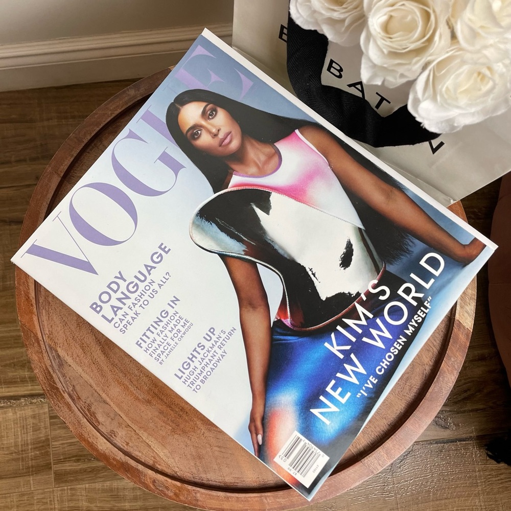 Vogue March 2022 Issue, thick spring fashion week edition, Kim Kardashian Cover